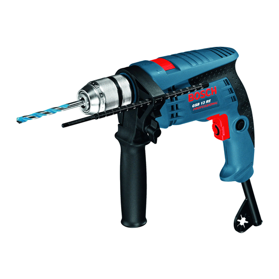 Bosch GSB 13 Operating Instructions Manual