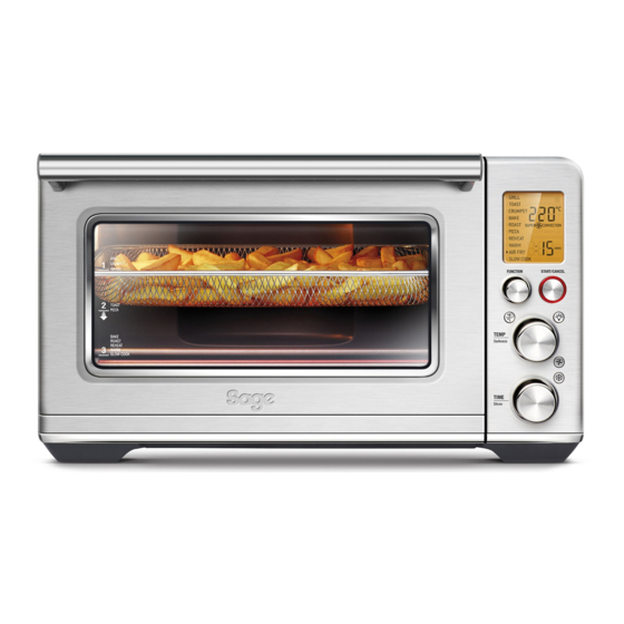 Sage SMART OVEN PRO Instruction Book