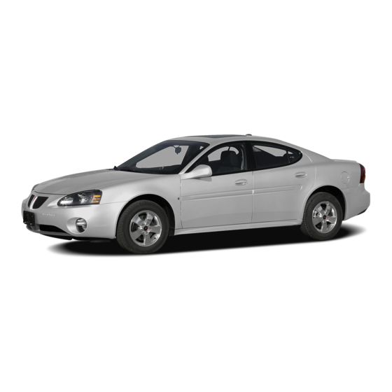 Pontiac 2008 Grand Prix Owner's Manual
