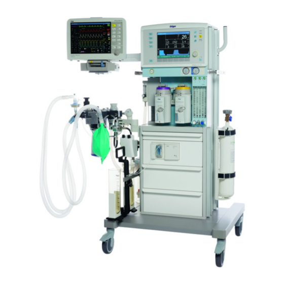 Dräger Fabius plus Instructions For Use Manual