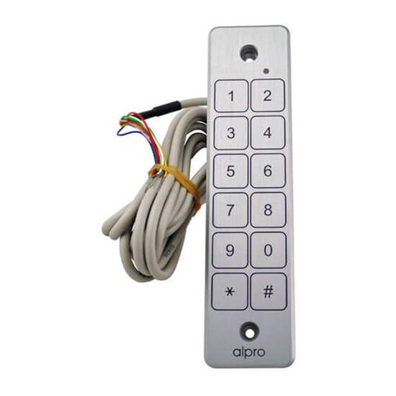 alpro AS626 Installation Instructions