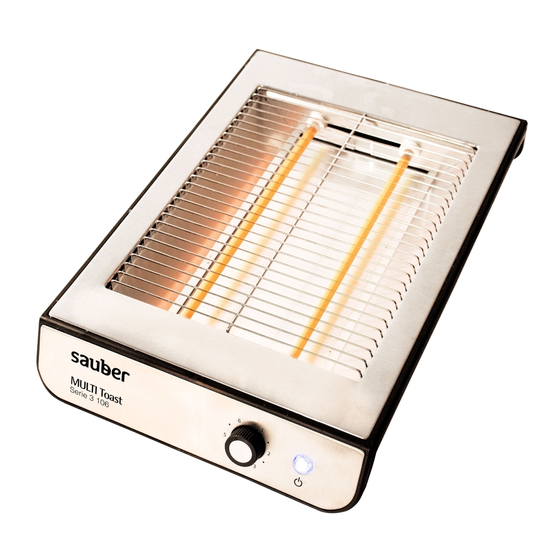 Sauber MULTI Toast 3 106 Series User Manual