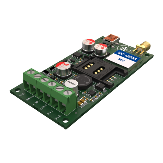 SECURECOM SC-GSM M2 Installation Manual