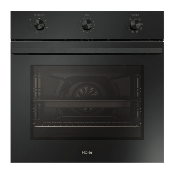 Haier HWO60S7MB4 Black Electric Oven Manuals