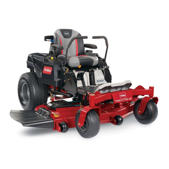 Toro TimeCutter HD MyRide Operator's Manual