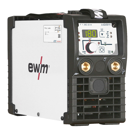 EWM Pico 180 puls Operating Instructions Manual