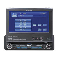 Pioneer AVH-P4900DVD - DVD Player With LCD Monitor Installation Manual