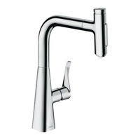 Hans Grohe Metris Select 2-Spray 73822 1 Series Installation/User Instructions/Warranty