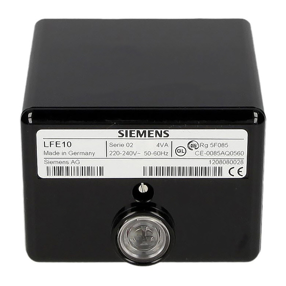 Siemens LAE10 Manuals