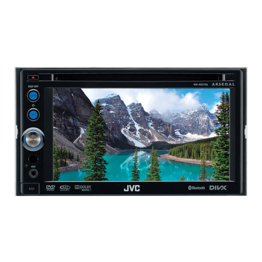 JVC KW-ADV794 Instructions Manual