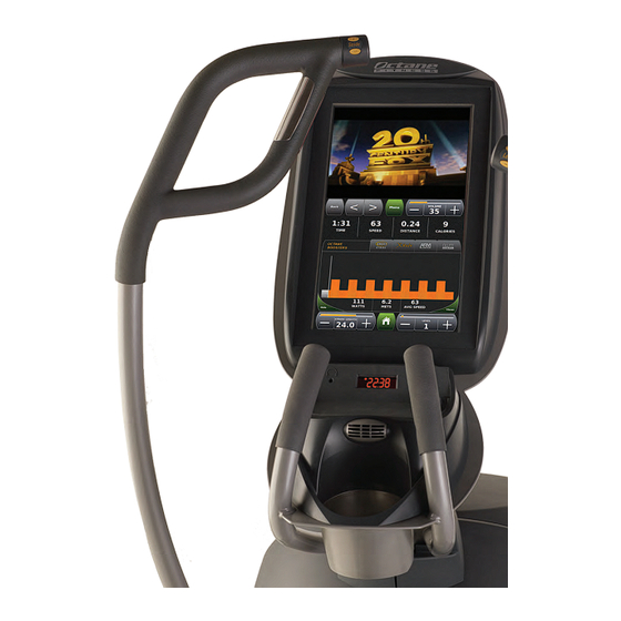 Octaine Fitness PRO 4700 TOUCH Getting Started