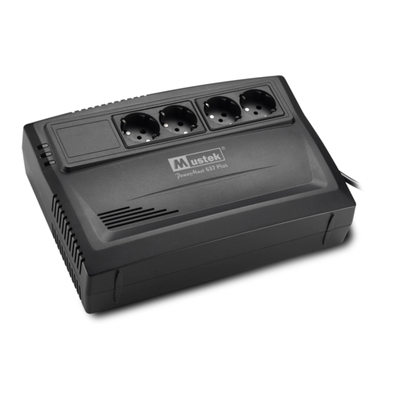 Mustek PowerMust 530(B) Plus Startup Manual