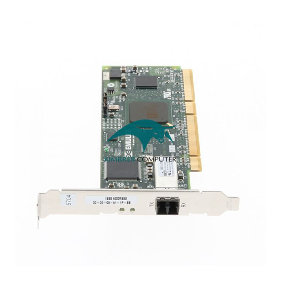 IBM Gigabit Fibre Channel Adapter for 64-bit PCI Bus 4-W Installation And Using Manual