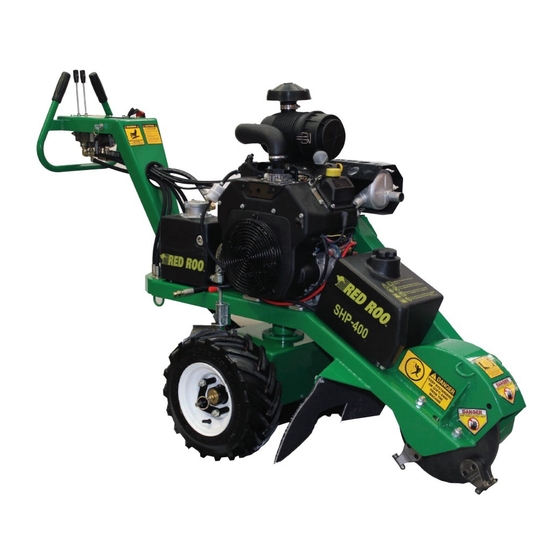 red roo SHP400 Operation, Safety & Maintenance Instructions