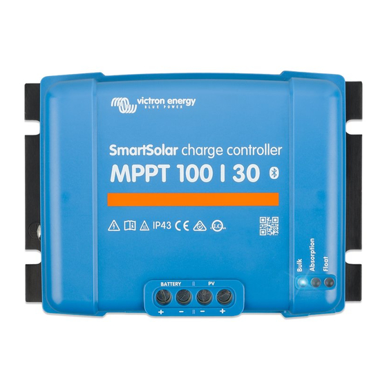 Victron energy SmartSolar MPPT 100/30 Manuals