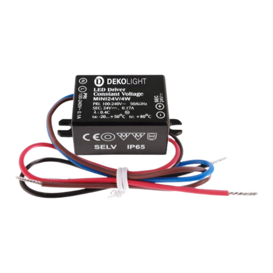 DekoLight MINI 24V/4W Product Notes