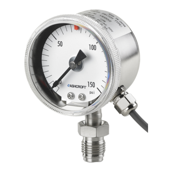 Ashcroft 50 HPS Installation And Maintenance Instructions