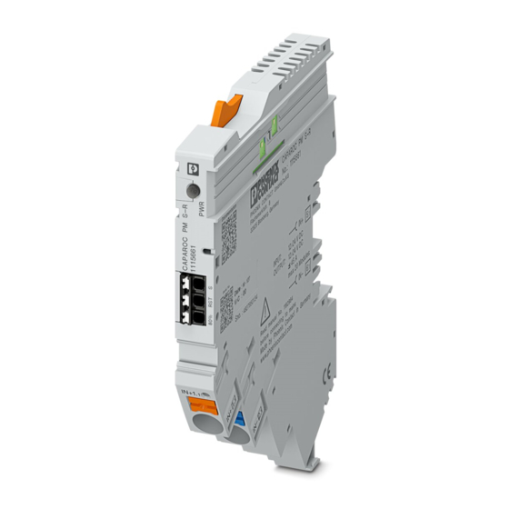 Phoenix Contact CAPAROC Series User Manual