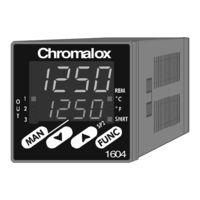 Chromalox TEMPERATURE CONTROLLER 1604-7 User Manual