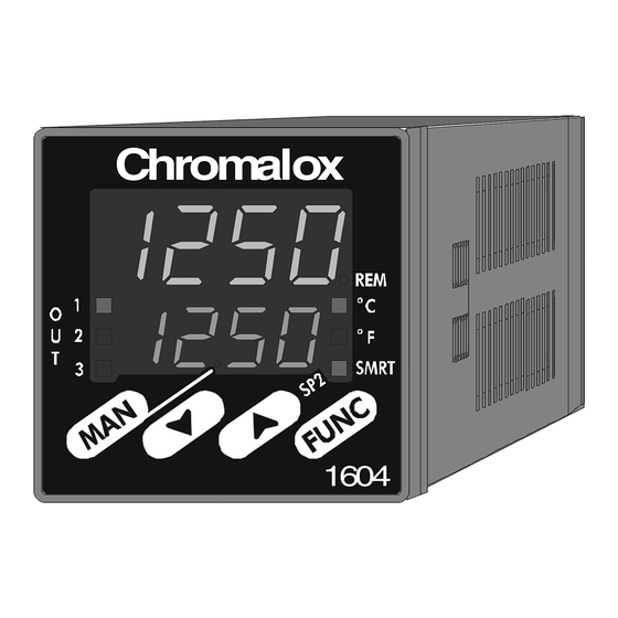 Chromalox TEMPERATURE CONTROLLER 1604-7 User Manual