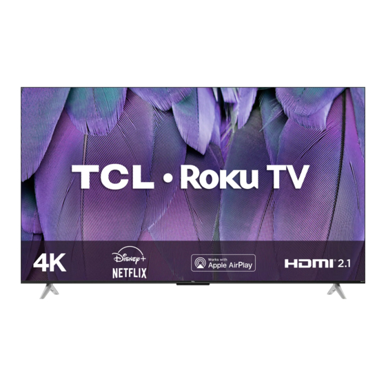 TCL Roku TV RP630 Series Manuals