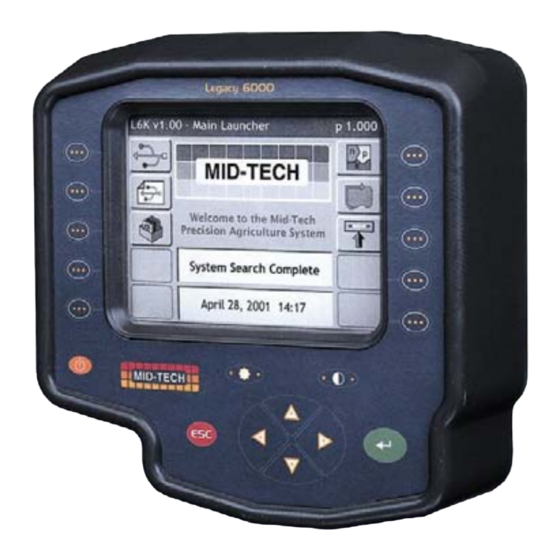 Mid-tech Legacy 6000 Manuals