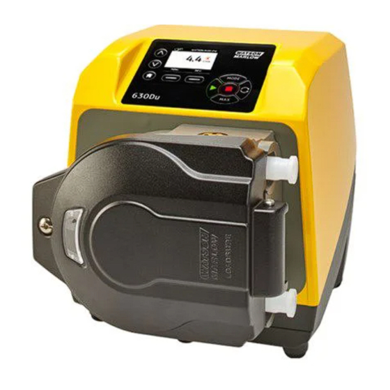 Watson-Marlow 630 Du Installation, Operating And Maintenance Manual