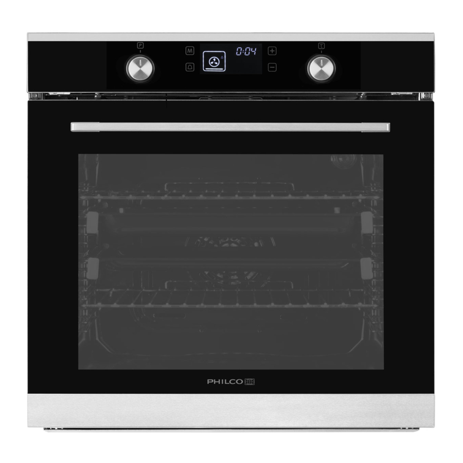 Philco POB 789 BX - Built-in Oven Manual