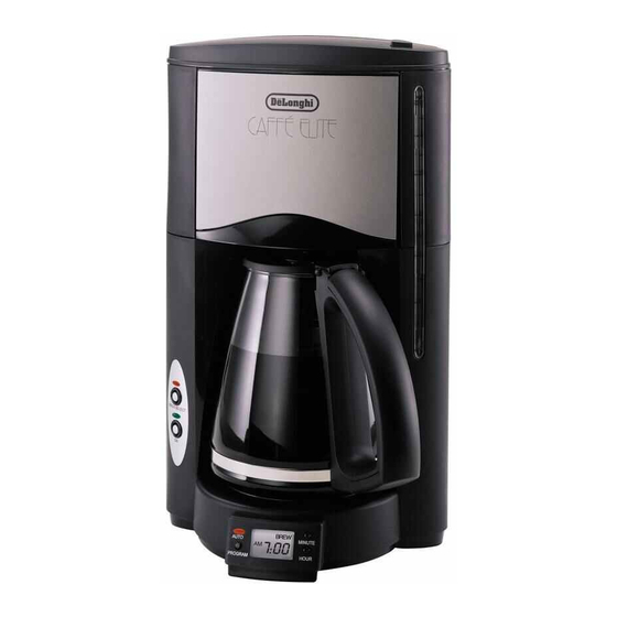 DELONGHI DC76T INSTRUCTION MANUAL Pdf Download