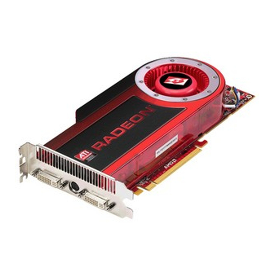 Diamond Multimedia ATI Radeon HD 4800 Series Product Setup Sheet