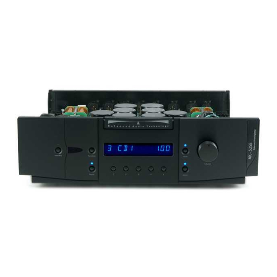 Balanced Audio Technology VK-52SE Owner's Manual