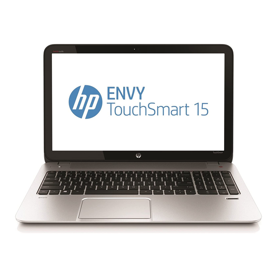 HP ENVY 15 Maintenance And Service Manual