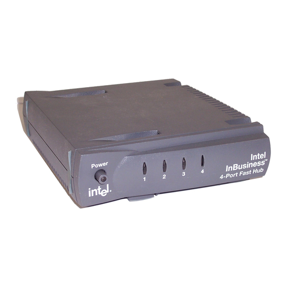 Intel Hubs and Switches Quick Setup Manual