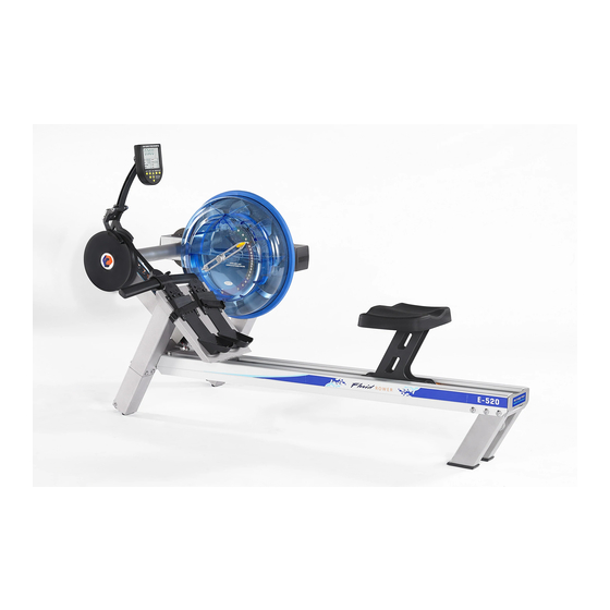 First Degree Fitness E-520 Fluid Rower Owner's Manual