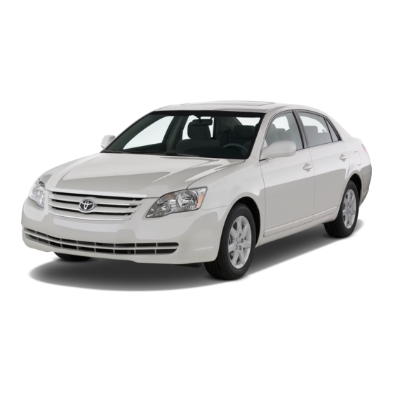 Toyota Avalon 2008 Quick Reference Manual