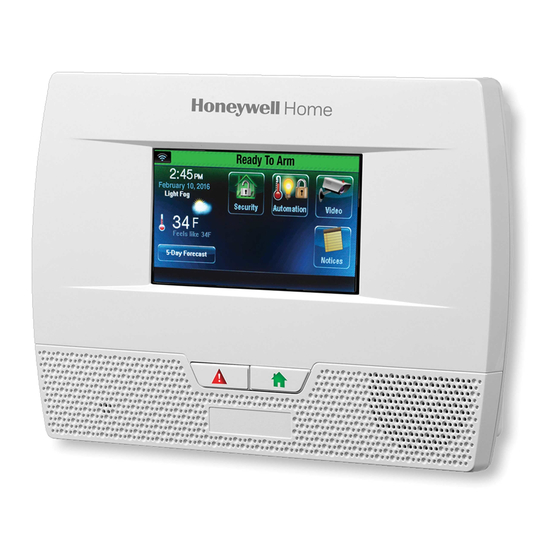 Honeywell LYNX Touch L5210 Series User Manual