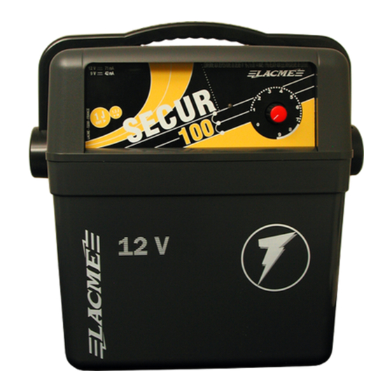 Lacme SECUR 100 User Manual