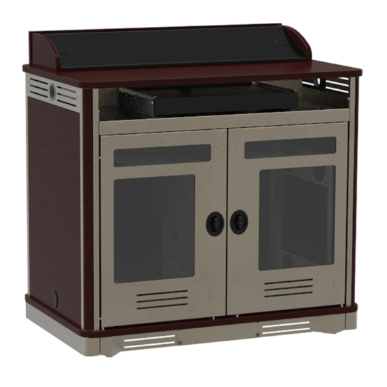 Spectrum Industries Director Lectern Owner's Manual