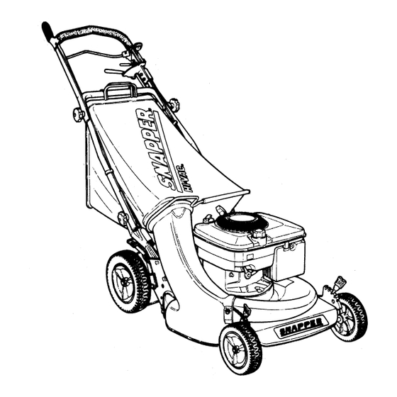 Snapper P21406T-2 Safety Instructions And Operator's Manual