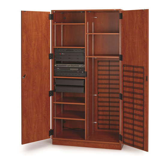 Wenger Fixed Media Cabinets Owner's Manual