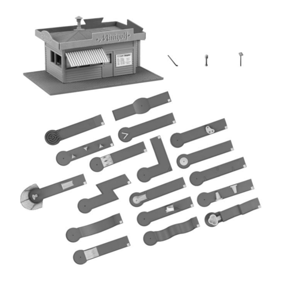 Faller MINIATURE GOLF COURSE Assembly Instructions Manual