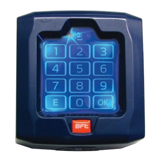 BFT AXXEDO Q.BO SA Installation Manual