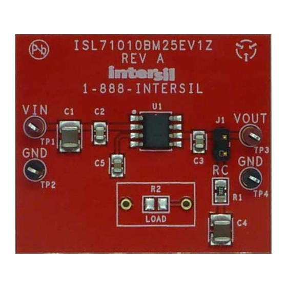 Intersil ISL71010BM25EV1Z User Manual