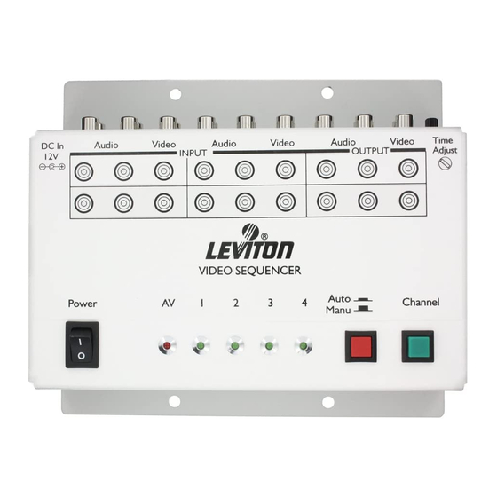 Leviton 48213-CVS Instructions For Use