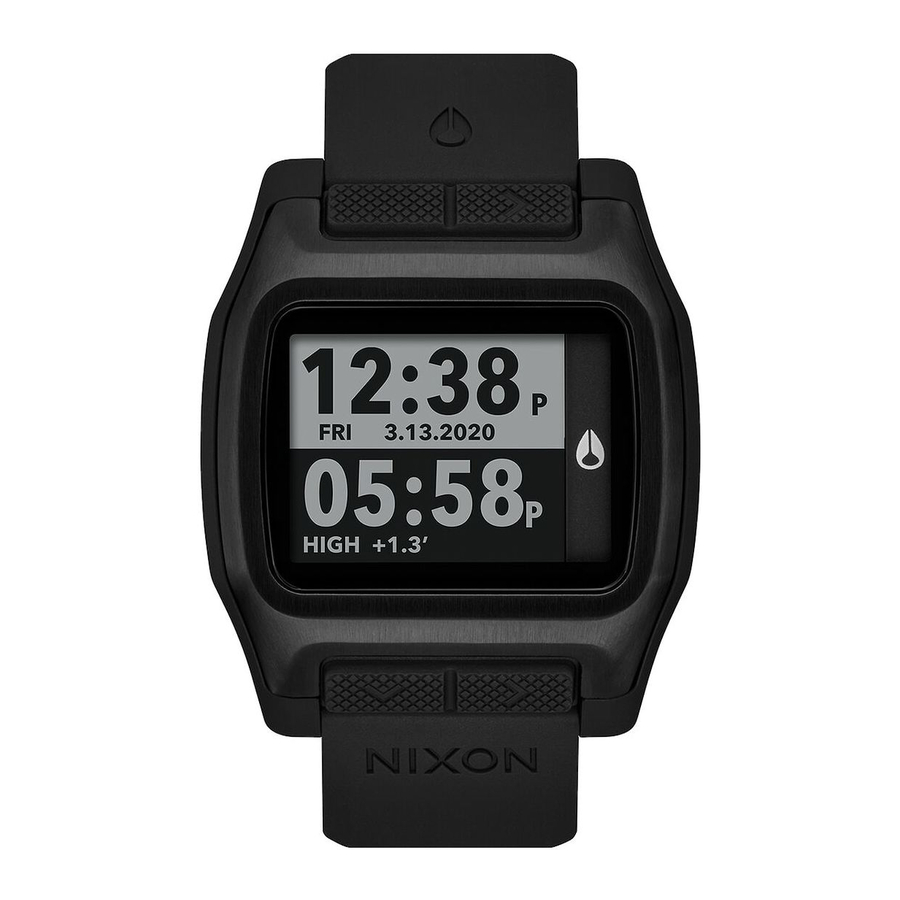 NIXON THE HIGH TIDE - Watch Manual