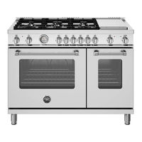 Bertazzoni PRO486BTFEPGIT Installation, User And Maintenance Manual