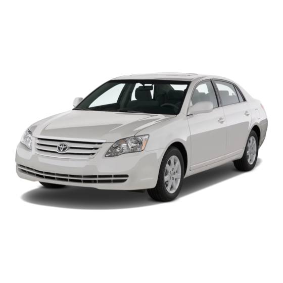 Toyota AVALON 2008 Quick Reference Manual