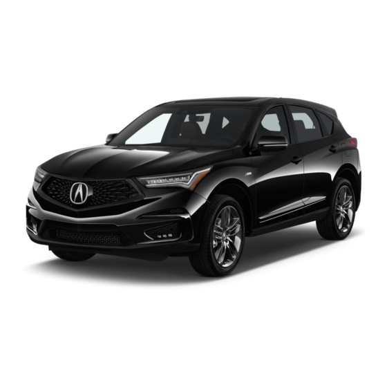 Acura RDX Owner's Manual