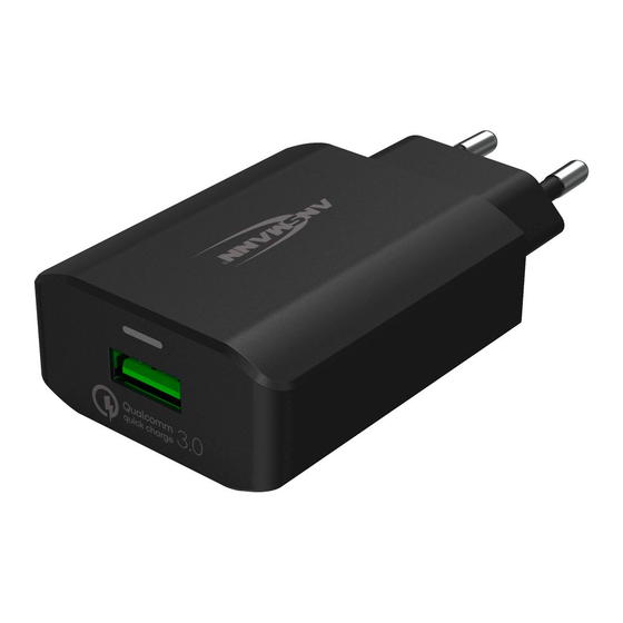 ANSMANN HOME CHARGER 130Q Manual