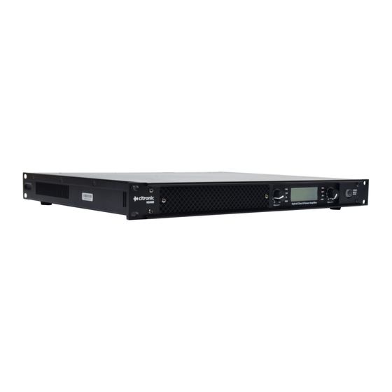 Citronic H Series User Manual